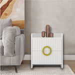 Load image into Gallery viewer, Luxury Bedside Table with Drawer for Bedroom