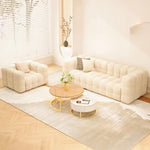 Load image into Gallery viewer, AAH Home Fleece Fabric Overstuffed Multifunction Cloud shaped Sofa Chair set for Livingroom Office AAH HOME