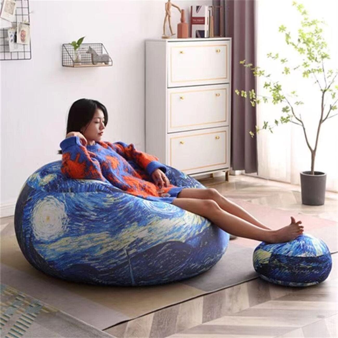 ABC Home Bean Bag Sofa for Girlfriend Valentine's Day Children Birthday Festival Gift