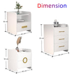 Load image into Gallery viewer, Luxury Bedside Table with Drawer for Bedroom