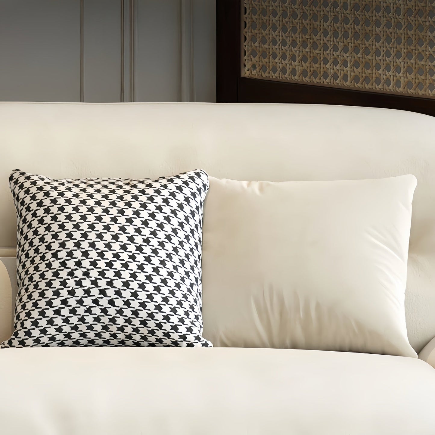 ABC Home Light Luxury Fabric Cloud Shaped Sofa set for Livingroom