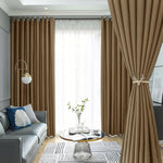Load image into Gallery viewer, 2 Panels 60% Blackout Curtains for Living Room Thermal Insulated Bedroom Darkening Drapes for Basics Room Window
