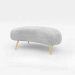 Load image into Gallery viewer, AAH Home Dutch Velvet Fabric Arc-shaped Sofa set for Livingroom Office AAH HOME
