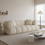Load image into Gallery viewer, ABC Home Fleece Fabric Overstuffed Multifunction Cloud shaped Sofa Chair set for Livingroom Office
