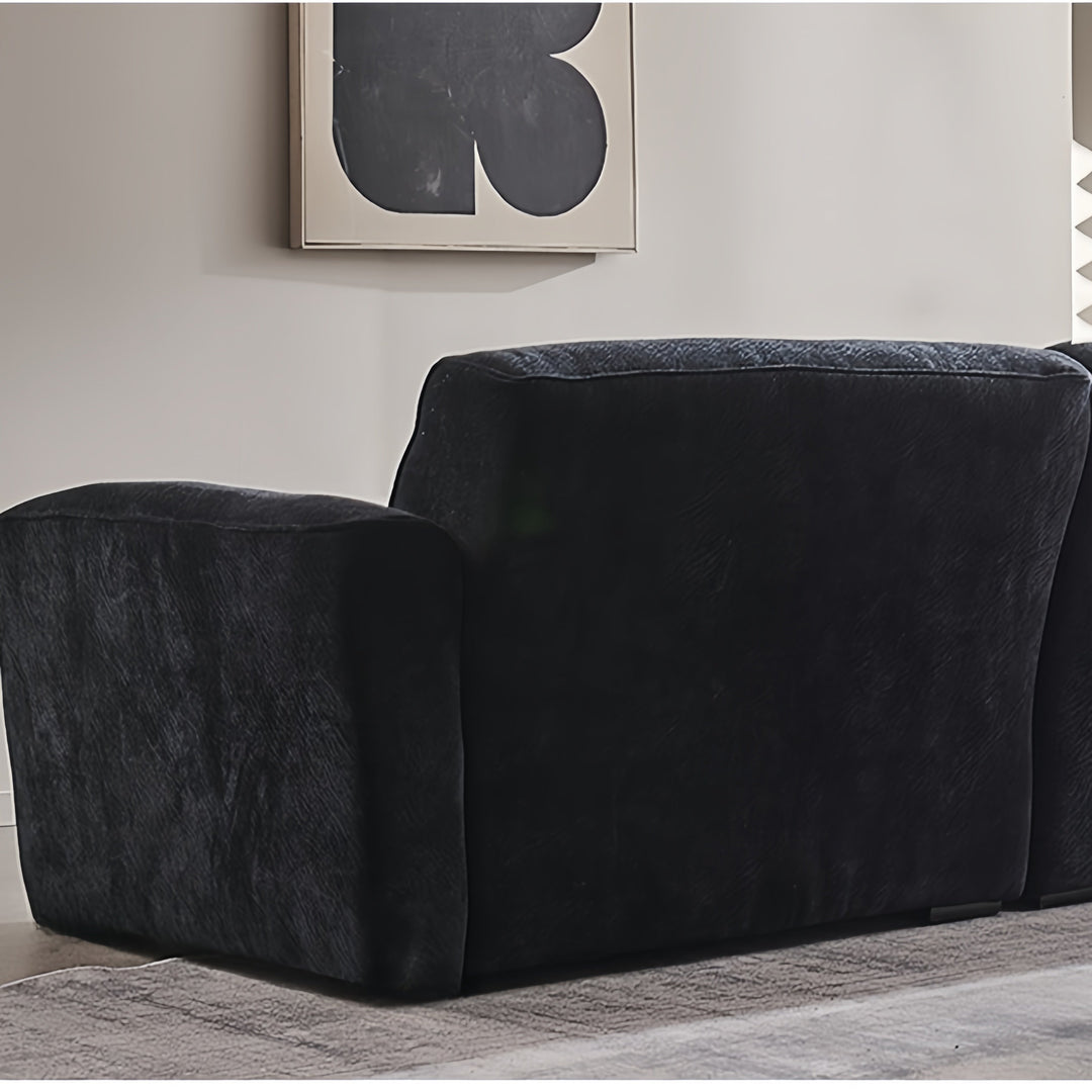 ABC Home Fleece Fabric Overstuffed Multifunction Cloud shaped Sofa Chair set for Livingroom Office