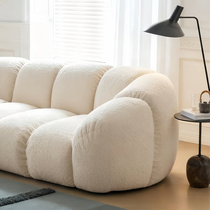 ABC HOME Wood White Cloud Sofa Collection