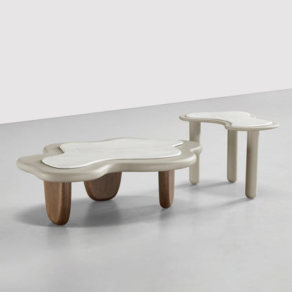 ABC HOME Coffee Table: Space-Saving Nesting Table Set for Modern Living Room in Dubai showroom