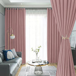 Load image into Gallery viewer, 2 Panels 60% Blackout Curtains for Living Room Thermal Insulated Bedroom Darkening Drapes for Basics Room Window
