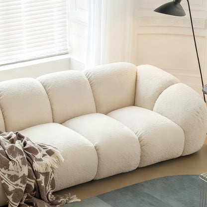 ABC HOME Wood White Cloud Sofa Collection