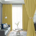 Load image into Gallery viewer, 2 Panels 60% Blackout Curtains for Living Room Thermal Insulated Bedroom Darkening Drapes for Basics Room Window
