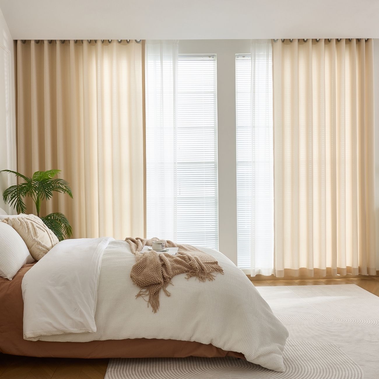 ABC HOME Curtains: 2 Panels Sheer Color Chiffon Tulle Light Window Textile Curtains Drapes for