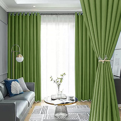 2 Panels 60% Blackout Curtains for Living Room Thermal Insulated Bedroom Darkening Drapes for Basics Room Window