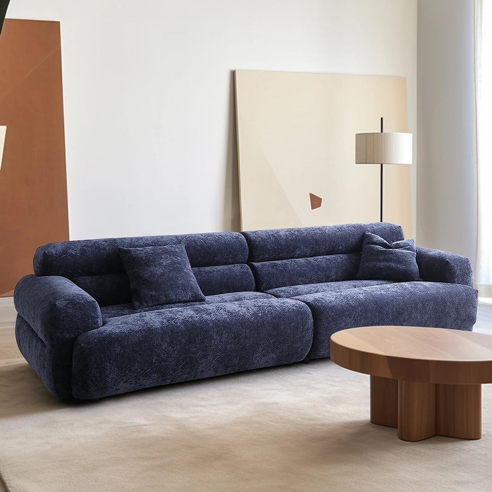 ABC Home Fleece Fabric Overstuffed Multifunction Cloud shaped Sofa Chair set for Livingroom Office