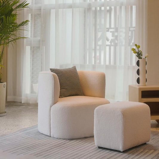 ABC Home Fleece Fabric Overstuffed Multifunction Sofa Chair set for Livingroom Office