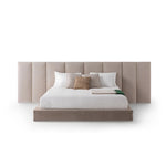 Load image into Gallery viewer, ABC Home Bed Frame Modern Velvet King Queen Size for bedroom Without Mattress
