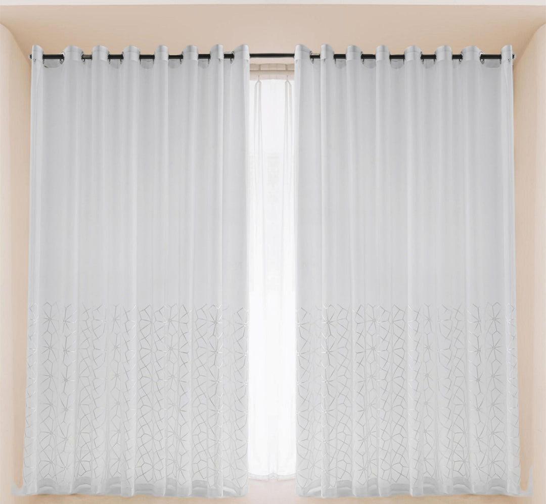 2 Panels Sheer Color Chiffon Tulle Light Window Textile Curtains Drapes for Bedroom Livingroom