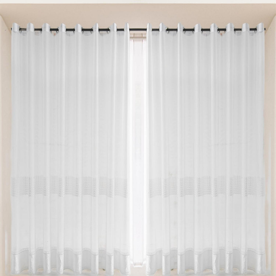 2 Panels Sheer Color Chiffon Tulle Light Window Textile Curtains Drapes for Bedroom Livingroom