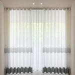 Load image into Gallery viewer, 2 Panels Sheer Color Chiffon Tulle Light Window Textile Curtains Drapes for Bedroom Livingroom
