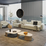 Load image into Gallery viewer, ABC Home Fleece Fabric Overstuffed Multifunction Sofa set for Livingroom Office
