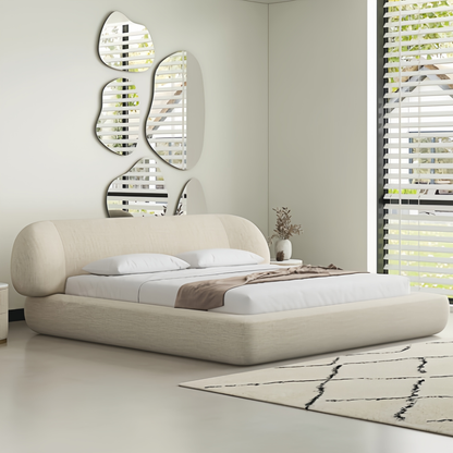 ABC HOME Mattress with Linen & Velvet