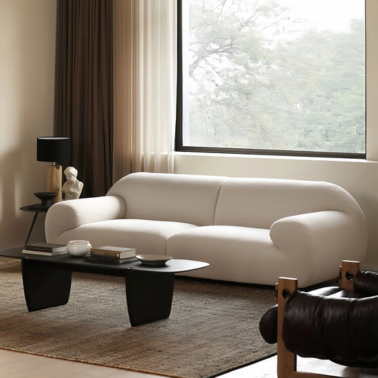 ABC HOME Sofa: Fleece Fabric Overstuffed Multifunction Cloud shaped Sofa Chair set for Livingro