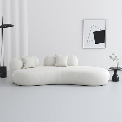 ABC HOME Wood White Cloud Sofa Collection