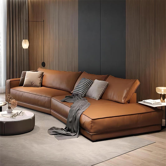 ABC HOME Sofa: Modern PU Leather Sofa Set for Living Room,Office in Dubai showroom