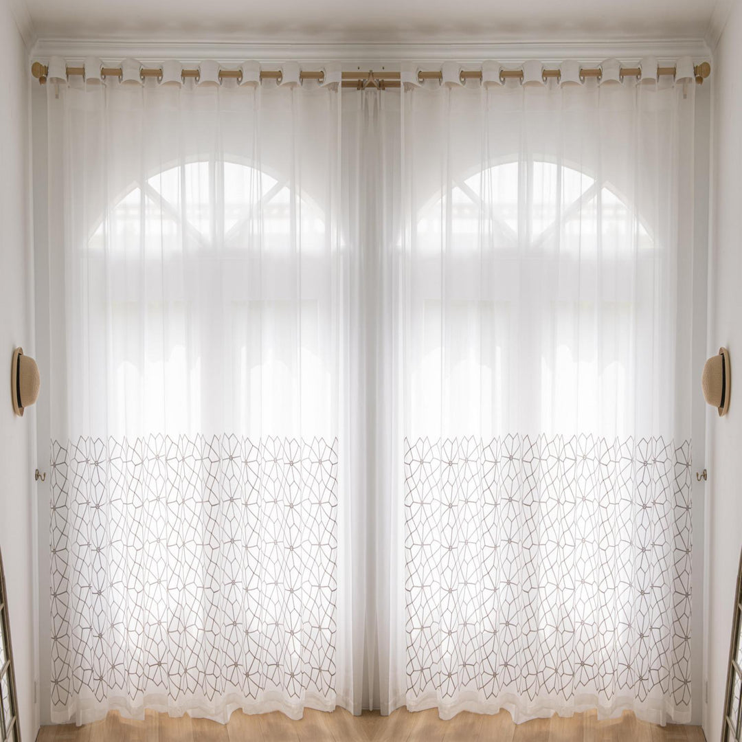 2 Panels Sheer Color Chiffon Tulle Light Window Textile Curtains Drapes for Bedroom Livingroom