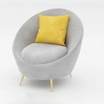 Load image into Gallery viewer, AAH Home Dutch Velvet Fabric Arc-shaped Sofa set for Livingroom Office AAH HOME
