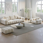 Load image into Gallery viewer, ABC Home Light Luxury Fabric Cloud Shaped Sofa set for Livingroom
