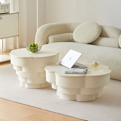 ABC HOME Coffee Table: Space-Saving Nesting Table Set for Modern Living Room in Dubai showroom