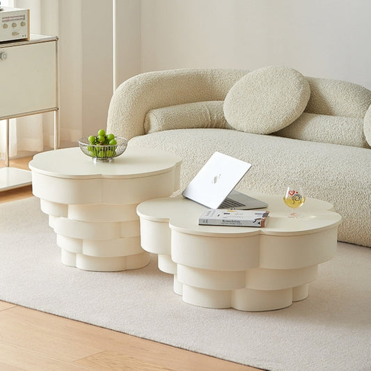 ABC HOME Coffee Table: Space-Saving Nesting Table Set for Modern Living Room in Dubai showroom