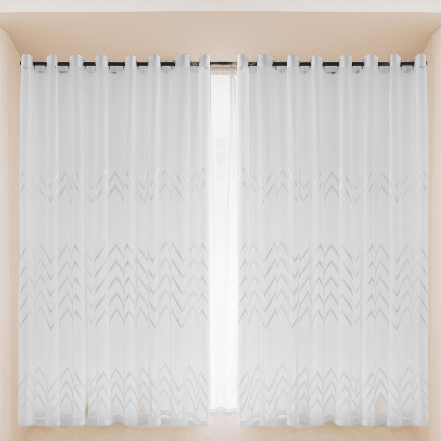 ABC HOME Curtains: 2 Panels Sheer Color Chiffon Tulle Light Window Textile Curtains Drapes for