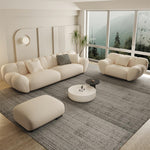 Load image into Gallery viewer, ABC Home Light Luxury Fabric Cloud Shaped Sofa set for Livingroom
