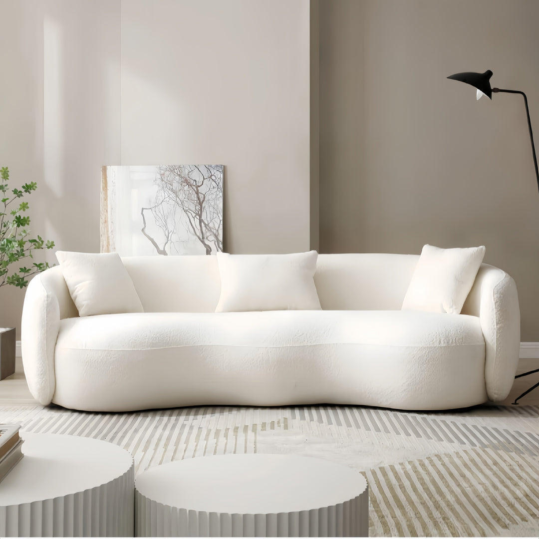 ABC Home Fleece Fabric Overstuffed Multifunction Sofa Chair set for Livingroom Office