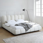 Load image into Gallery viewer, ABC Home Bed Frame Modern Velvet King Queen Size for bedroom Without Mattress
