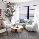 Load image into Gallery viewer, ABC Home Fleece Fabric Overstuffed Multifunction Sofa Chair set for Livingroom Office
