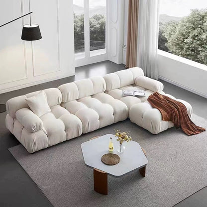 ABC HOME Sofa: Fleece Fabric Overstuffed Multifunction Sofa for Livingroom Office in Dubai show