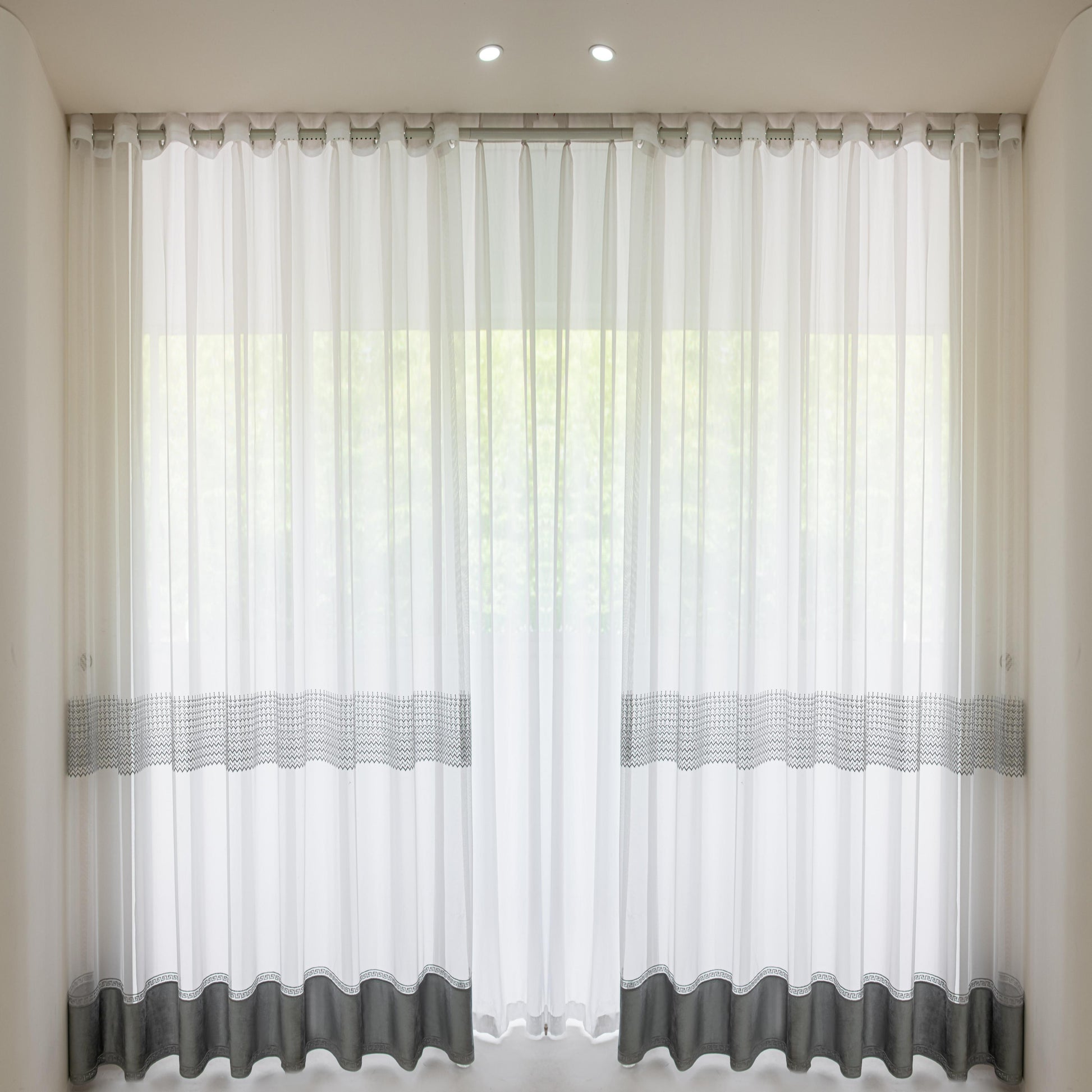 ABC HOME Curtains: 2 Panels Sheer Color Chiffon Tulle Light Window Textile Curtains Drapes for