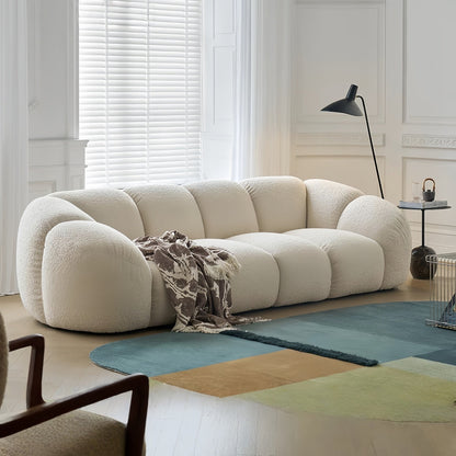 ABC HOME Wood White Cloud Sofa Collection