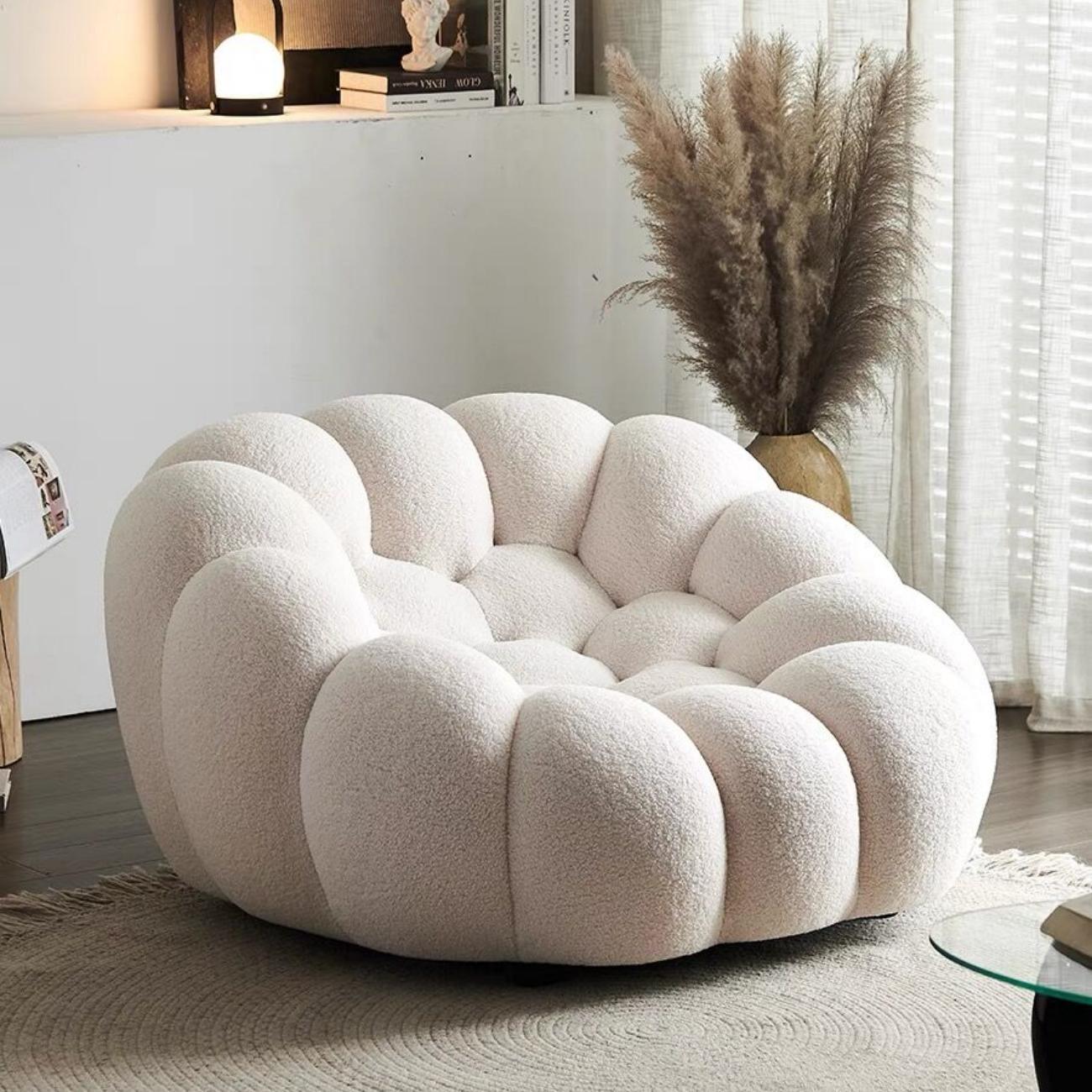ABC Home Fleece Fabric Overstuffed Multifunction Sofa Chair set for Livingroom Office