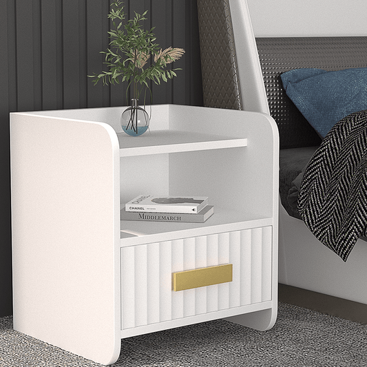 ABC HOME Table: Luxury Bedside Table with Drawer for Bedroom in Dubai showroom