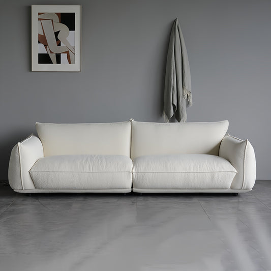 ABC HOME Sofa: Light Luxury Fabric Cloud Shaped Sofa set for Livingroom in Dubai showroom