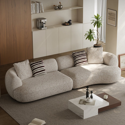 ABC HOME Sofa: Fleece Fabric Overstuffed Multifunction Sofa set for Livingroom Office in Dubai