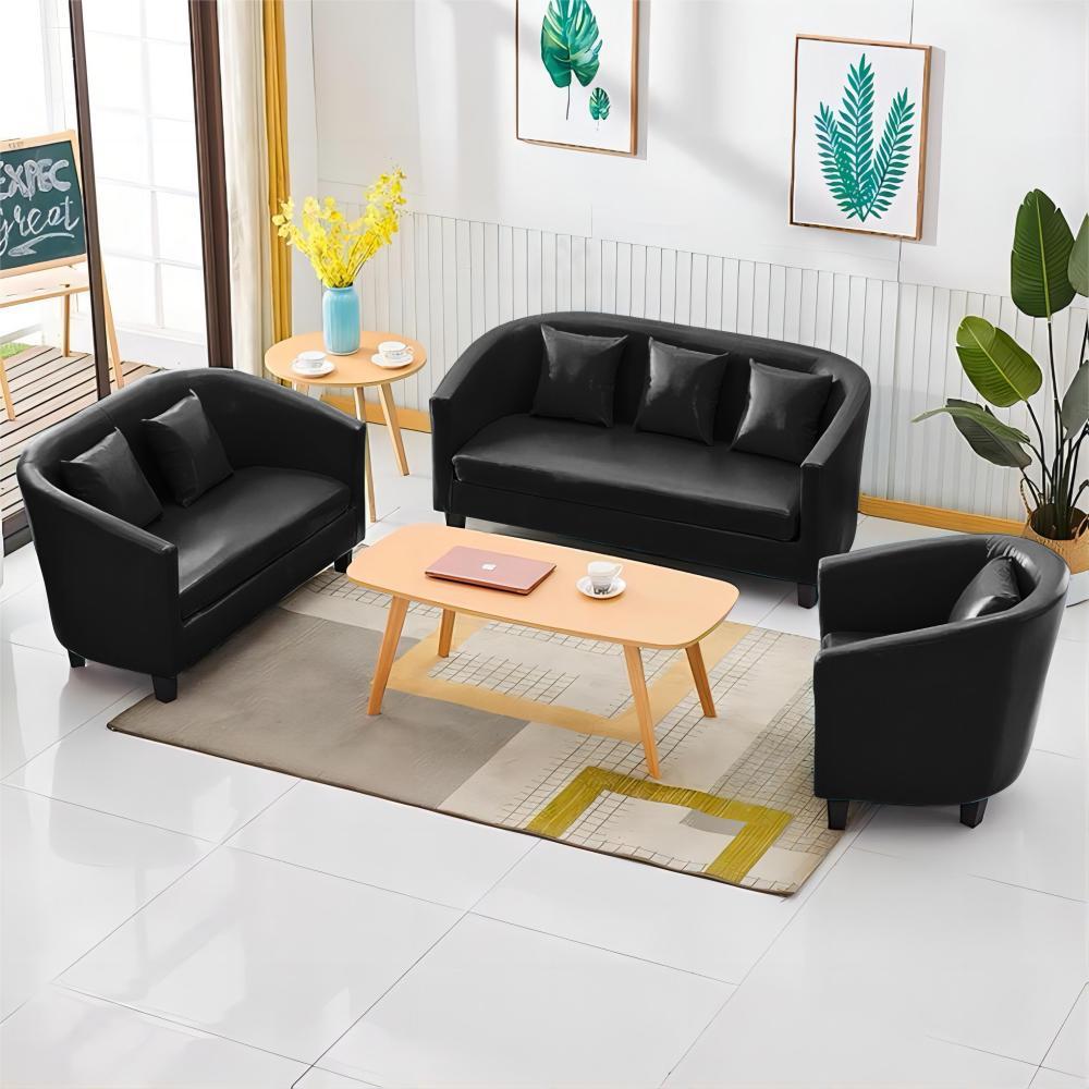 ABC Home Modern PU Leather Sofa Set for Living Room,Office