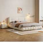 Load image into Gallery viewer, ABC Home Bed Frame Modern Velvet King Queen Size for bedroom Without Mattress
