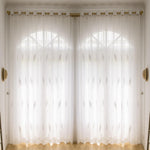 Load image into Gallery viewer, 2 Panels Sheer Color Chiffon Tulle Light Window Textile Curtains Drapes for Bedroom Livingroom
