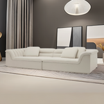 Load image into Gallery viewer, ABC Home Fleece Fabric Overstuffed Multifunction Cloud shaped Sofa Chair set for Livingroom Office
