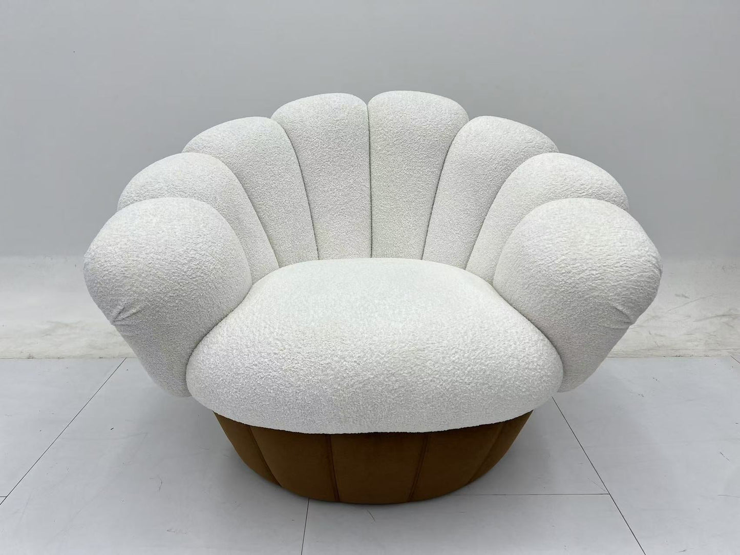 ABC HOME Cream Cloud Curved Sofa Collection