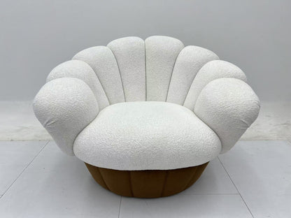 ABC HOME Cream Cloud Curved Sofa Collection
